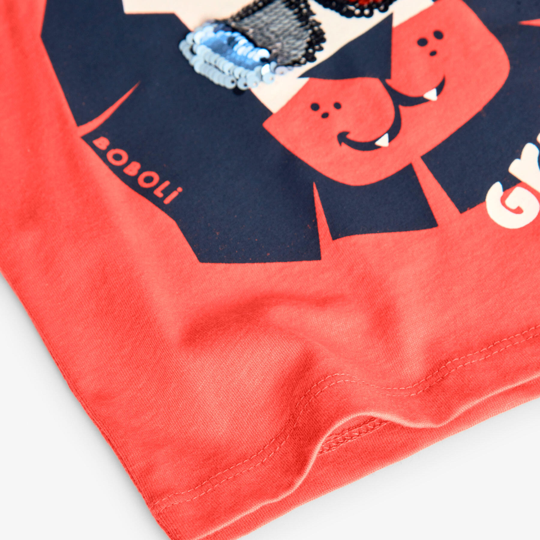 Camiseta Gimnasia Bebé Boboli Rojo 4/4
