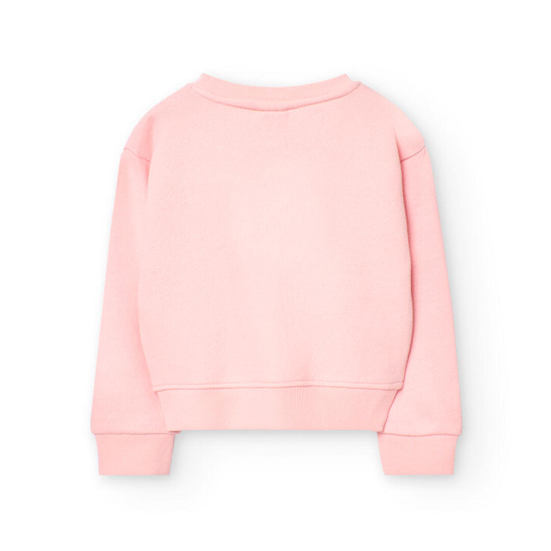 Sudadera Gimnasia Niña Boboli Rosa 2/4