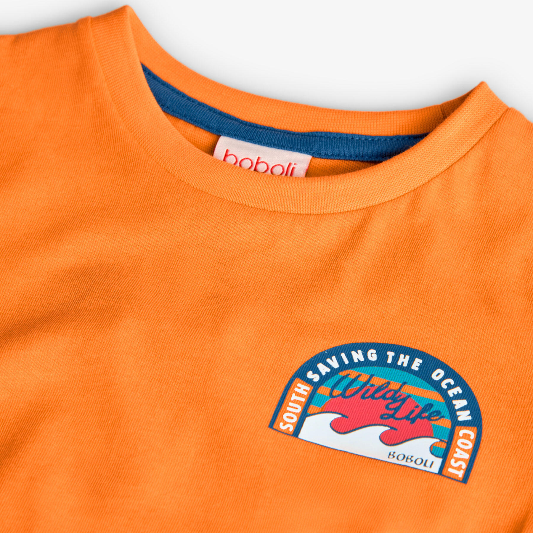 Camiseta Gimnasia Bebé Boboli Naranja 4/4