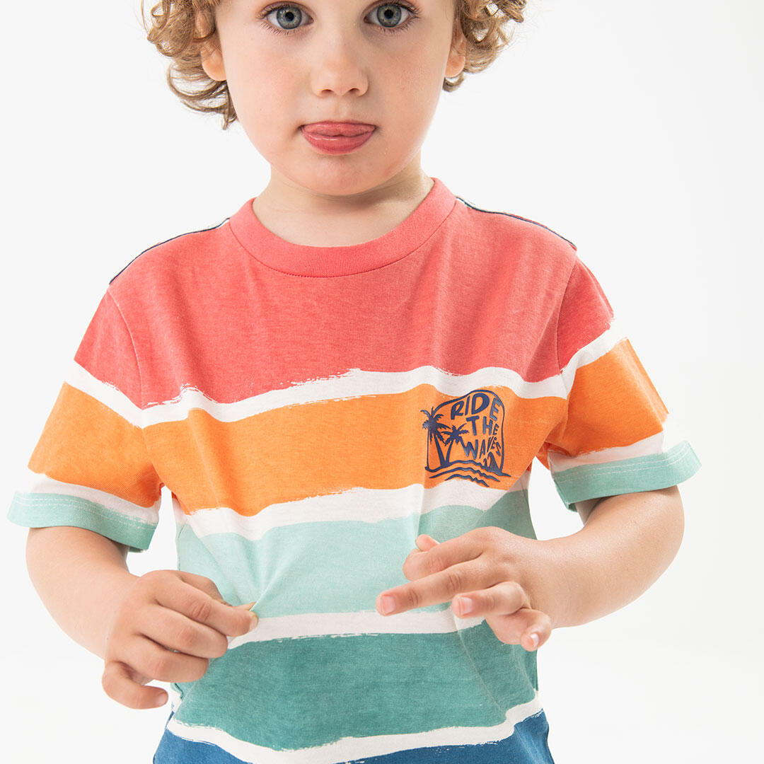 Camiseta Gimnasia Bebé Boboli Naranja 5/5
