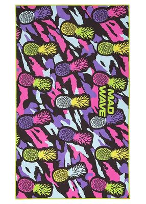 Asciugamano in microfibra grande Mad Wave - Ananas - Multicolore