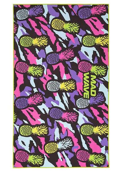Asciugamano in microfibra grande Mad Wave - Ananas - Multicolore