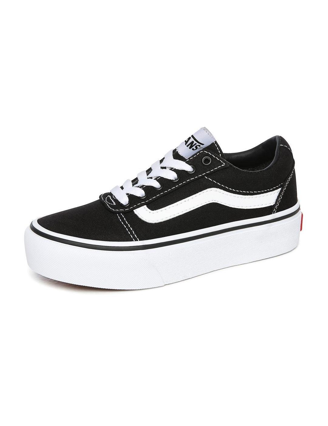 Chaussures pour fille Vans Ward plateforme Noir 3/5