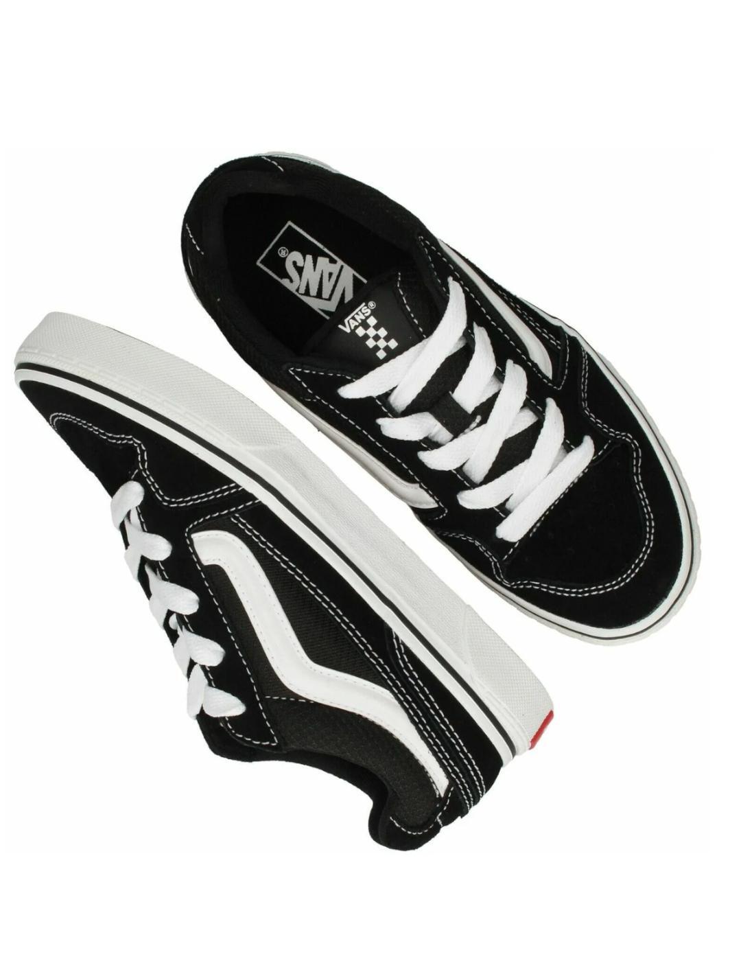 Chaussures Enfants Vans Salry blanc 3/3