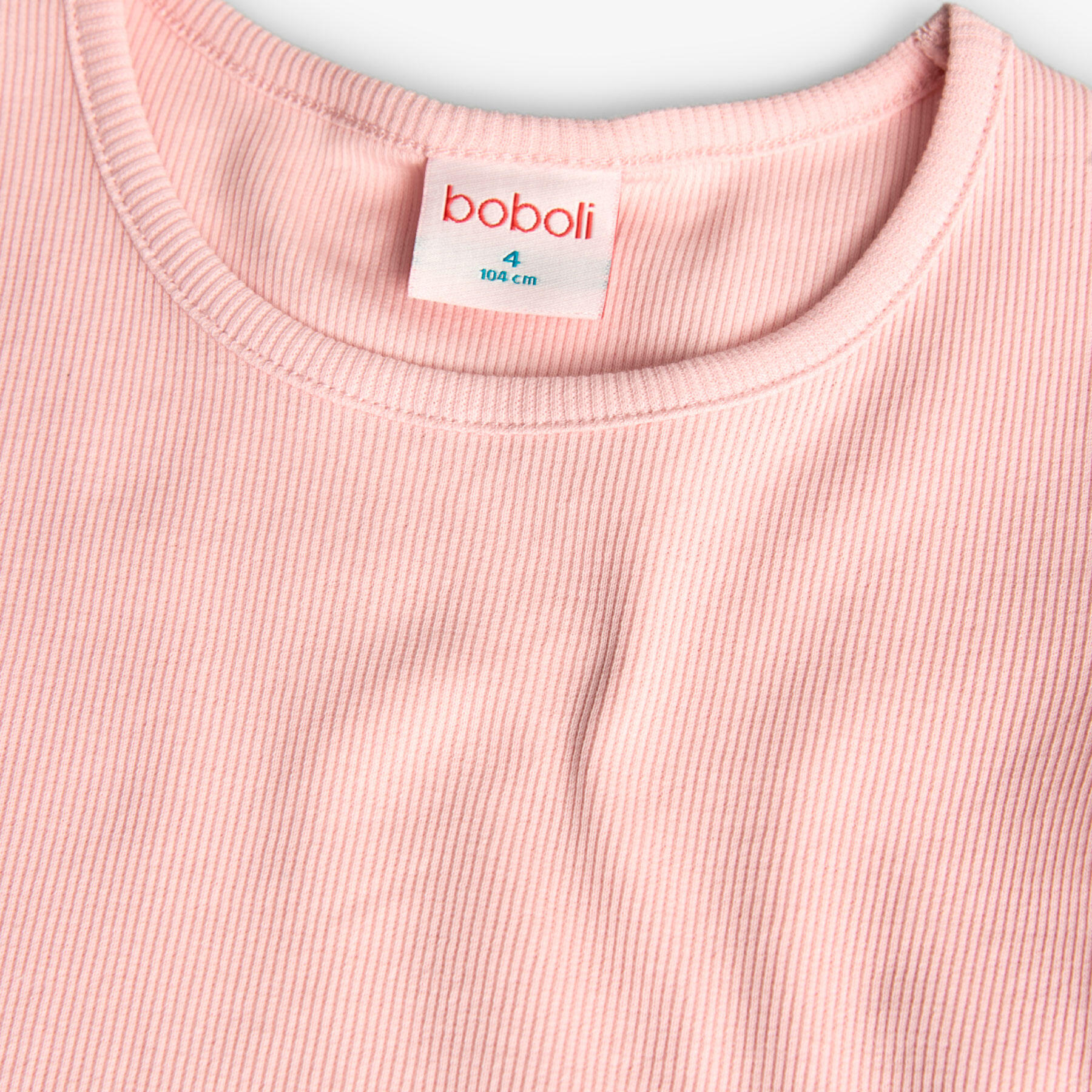 Camiseta Gimnasia Niña Boboli Rosa 3/4