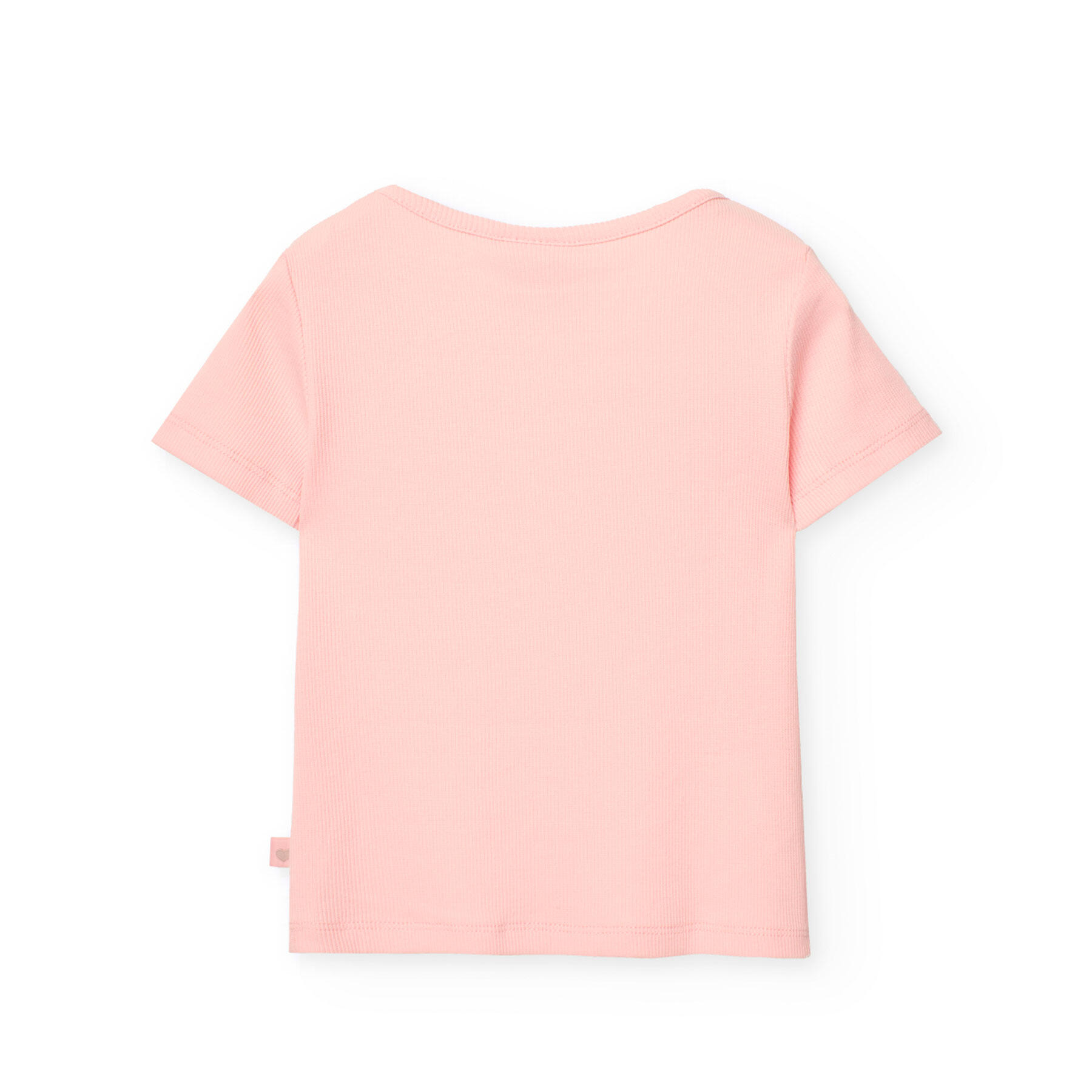 Camiseta Gimnasia Niña Boboli Rosa 2/4