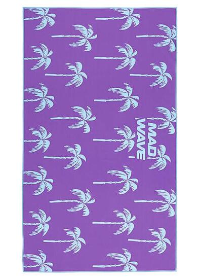 Asciugamano in microfibra grande Mad Wave - Palma - Viola