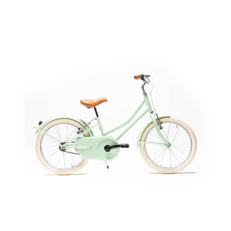 Bicicleta infantil retro Capri Mini 20" Verde Pastel