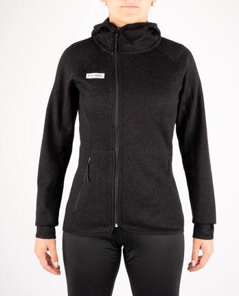 Veste de randonnée femme merino alpaga chaude pull-over thermique ski montagne