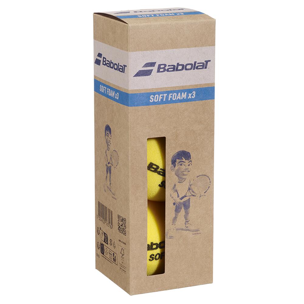 BABOLAT Babolat Soft Foam Tennis Balls - 3 Pack