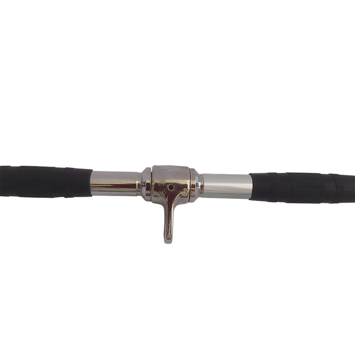 Barre d’Exercice Poulie Haute Fitness Tech – Acier et Noir 3/8