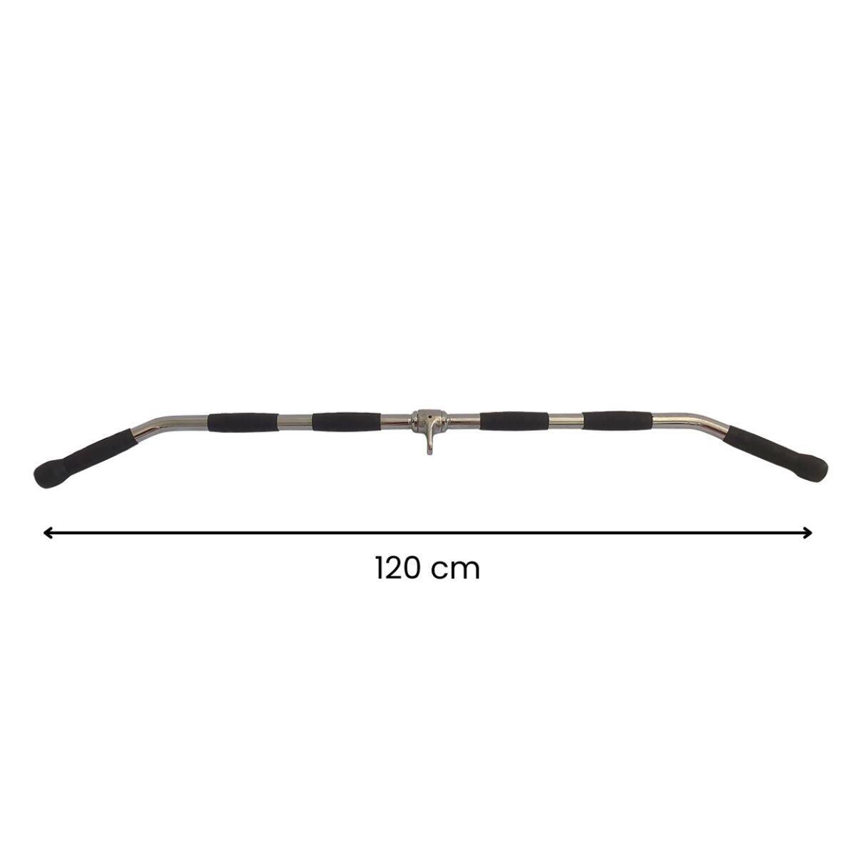 Barre d’Exercice Poulie Haute Fitness Tech – Acier et Noir 2/8