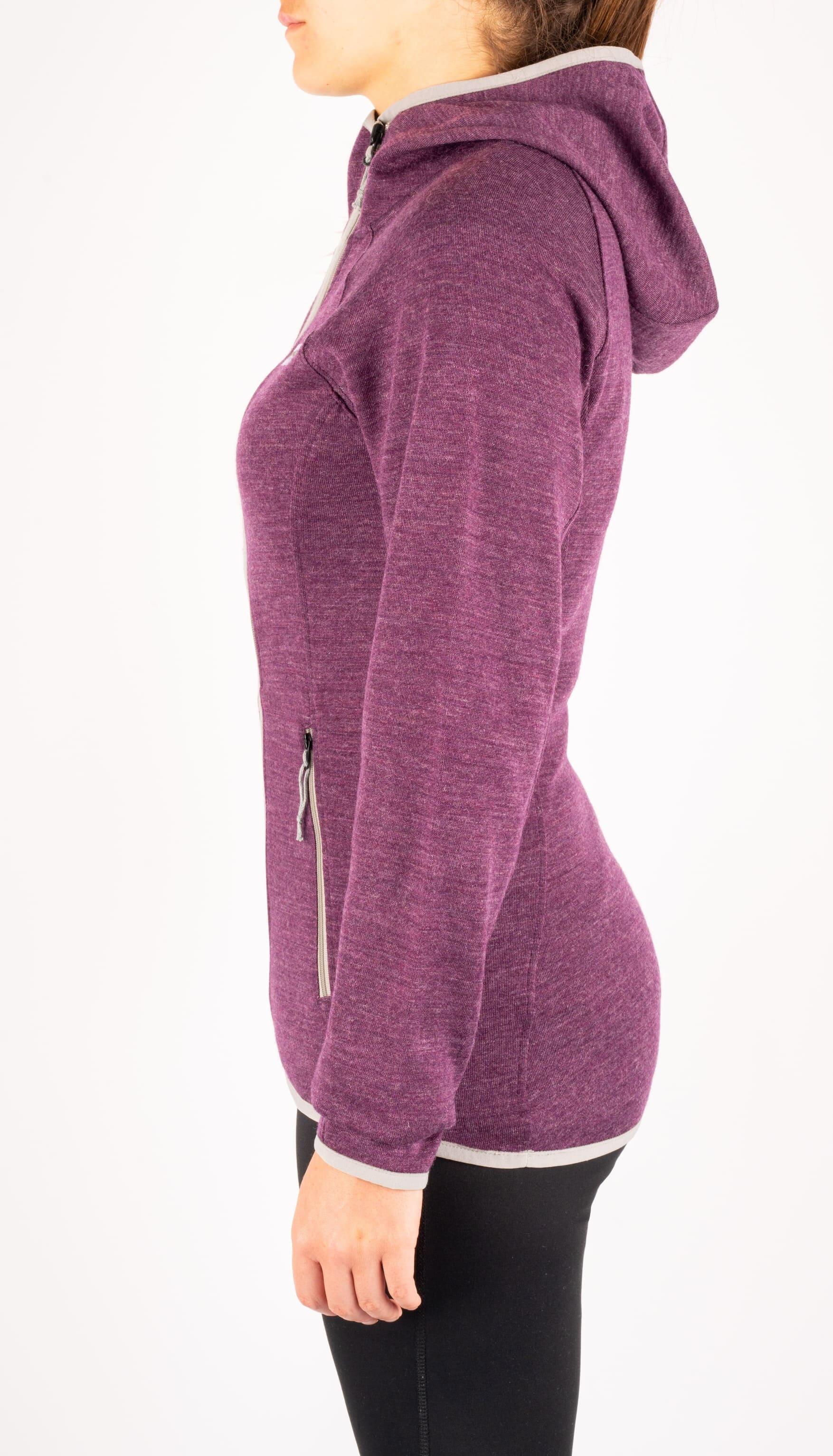 Sweatshirt de Alpaca com Fecho, Mulheres Térmica Respirável Caminhadas Trekking 2/3