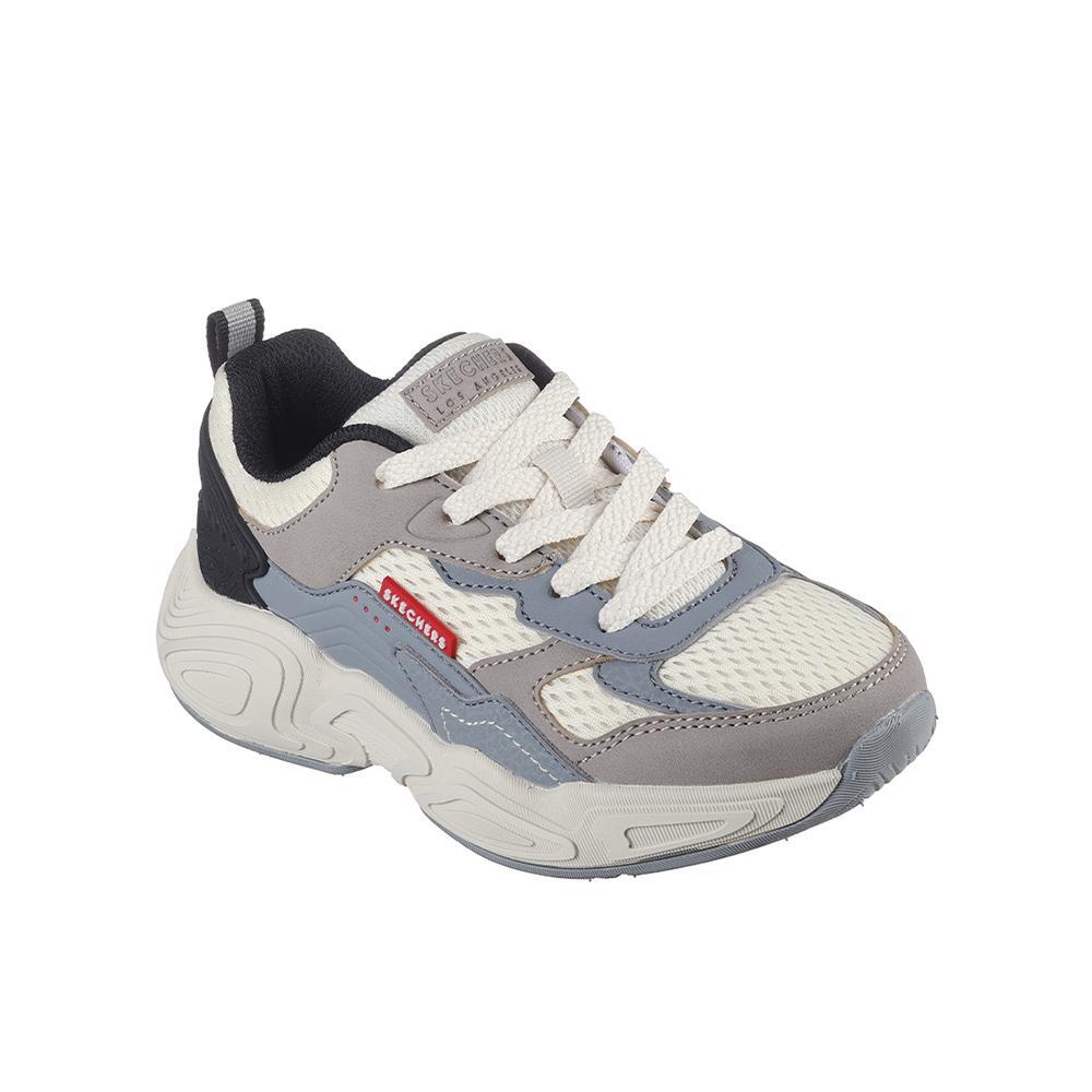 Tênis Cinza Mega-Quake Skechers Kids 2/4