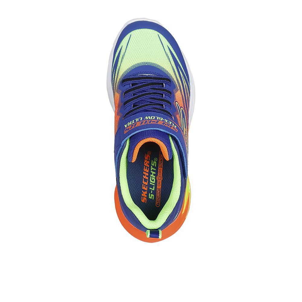 Chaussures Skechers lights glow ultra Bleu 3/7