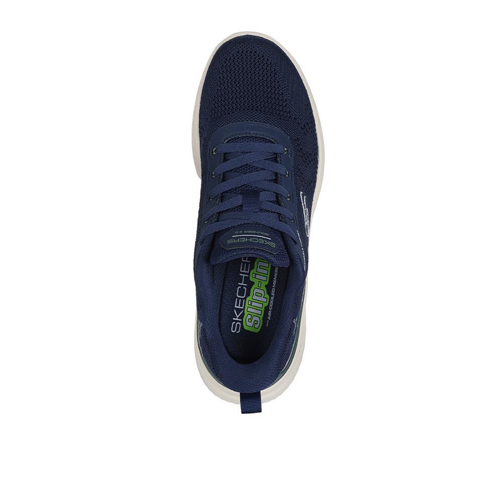 Tênis Skechers Masculinos Bounder 2.0 Azul 3/4