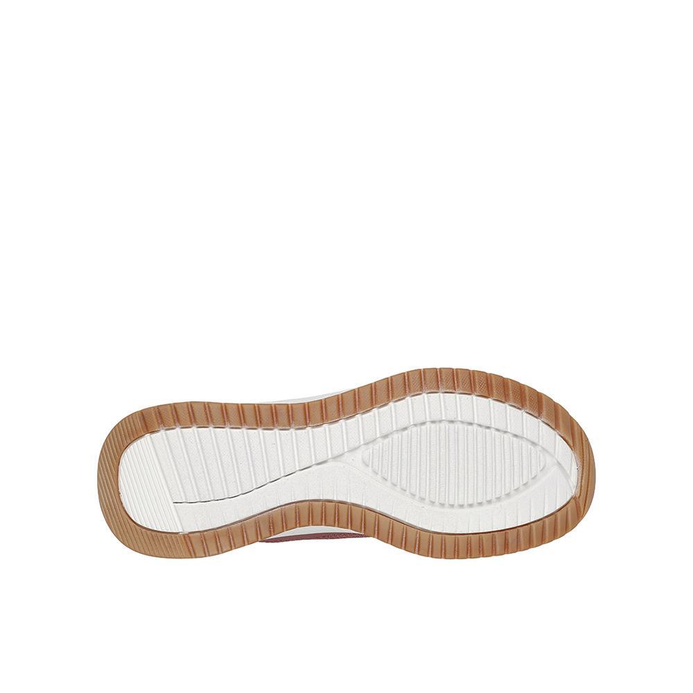Tênis rosas do Skechers Women's Bobs Squad 4 Look Clássico 4/5