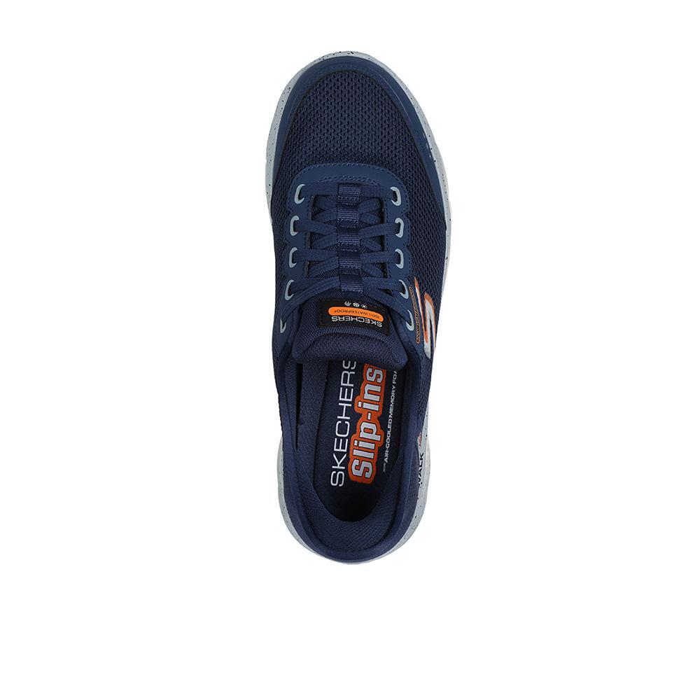 Tênis Skechers Masculino Go Walk Flex Azul-Marinho 3/4