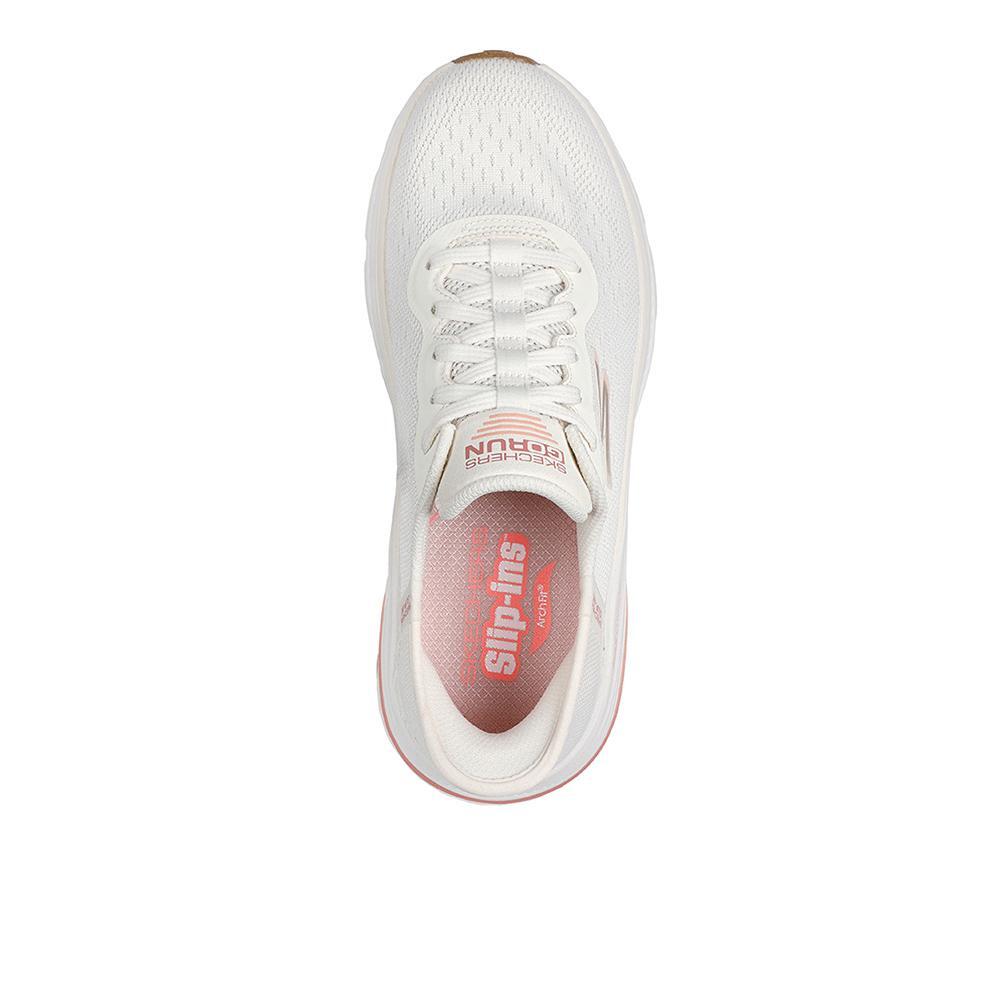 Tênis Brancos Skechers Max Cushioning Arch Fit 2.0 Feminino 3/4