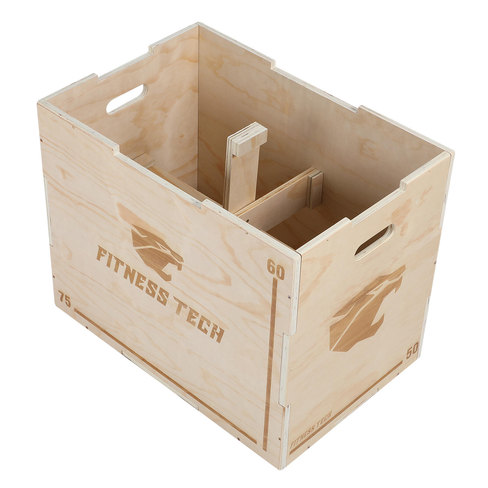 Caisse Pliométrique Bois Box Jump 50×60×75cm Fitness Tech 5/8