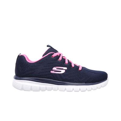 Zapatillas Skechers Mujer Graceful-Get Connected Azul marino
