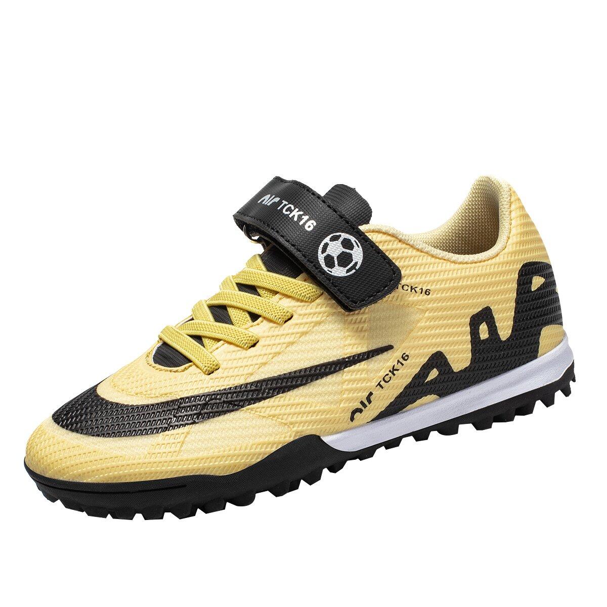 Ghete de fotbal pentru copii MBrands, 8.5 pentru teren sintetic, galben 31