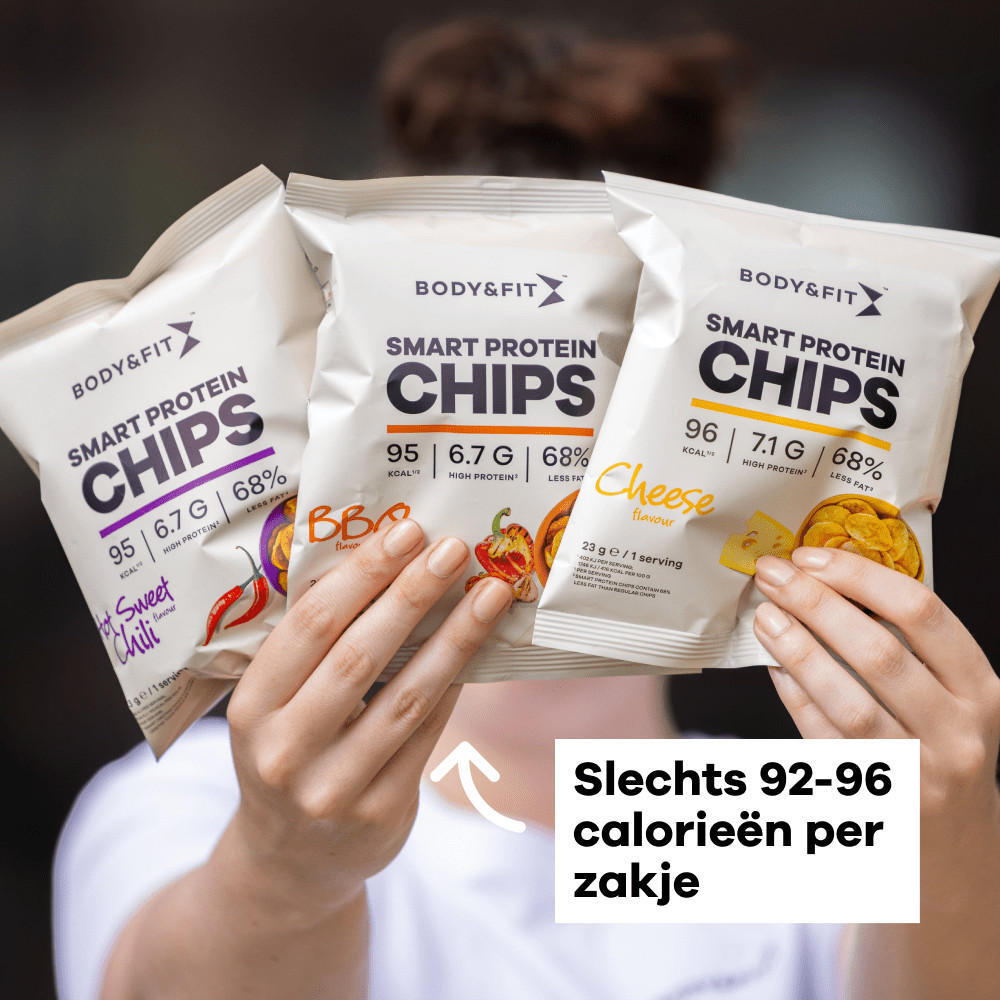 Smart Chips Barbecue - Minder vet & koolhydraten - 12 zakjes (1 box) 2/5