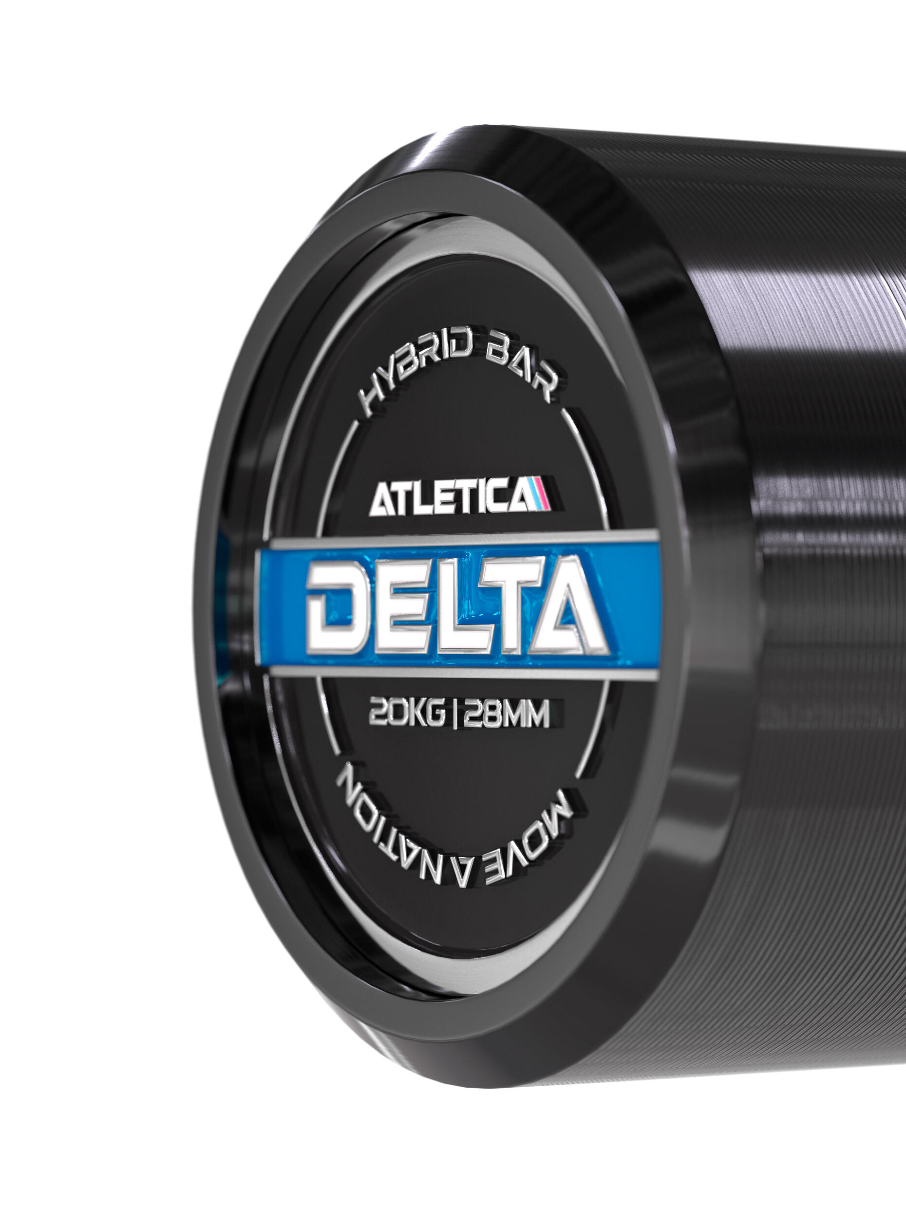 Langhantel | Delta | Dark Blue | 20kg | IPF- & IWF-Markierungen | 50mm 3/7