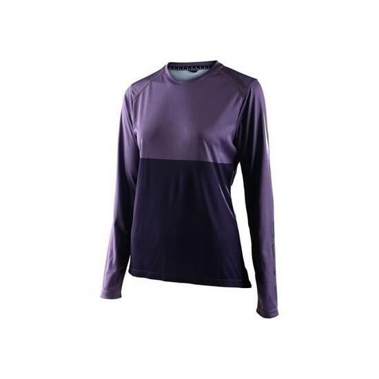Maglia ciclismo Donna MTB LILIUM BLOCK Viola