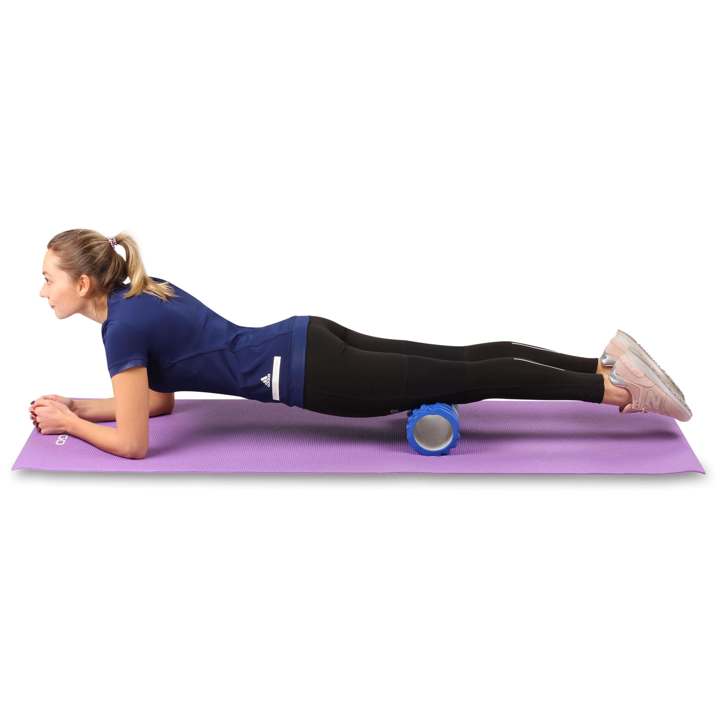 Foam Roller Rodillo de Espuma Redondo para Masajes y Yoga INDIGO 33*14 cm 5/5