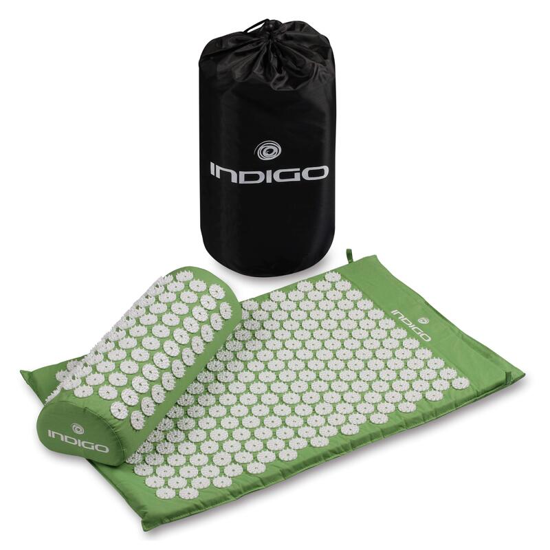 Tapete e Almofada de Massagem INDIGO 67*42*2,5 cm, 38*15*10 cm Verde Exclusivo Online                      3 cores disponíveis
 19,99€ 27,99€ -28%    * 12/06/2025 até rutura de stock  INDIGO SPORTS Tapete e Almofada de Massagem INDIGO 67*42*2,5 cm, 38*15*10 cm VerdeVendido e expedido por: Indigo Sports S.L.  (1)  