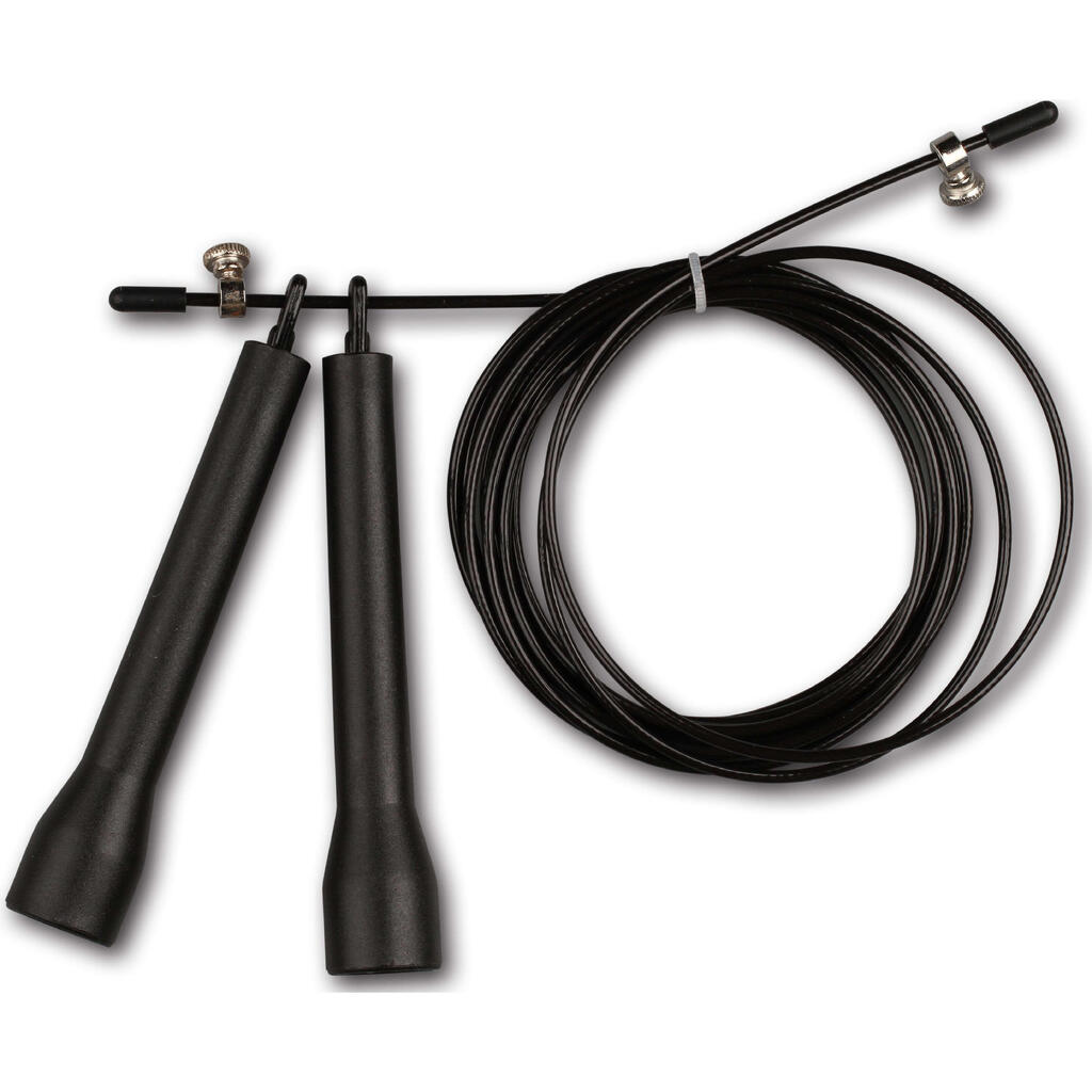 INDIGO Jump Rope Cross Training High-Speed Braided Steel 2.7 m