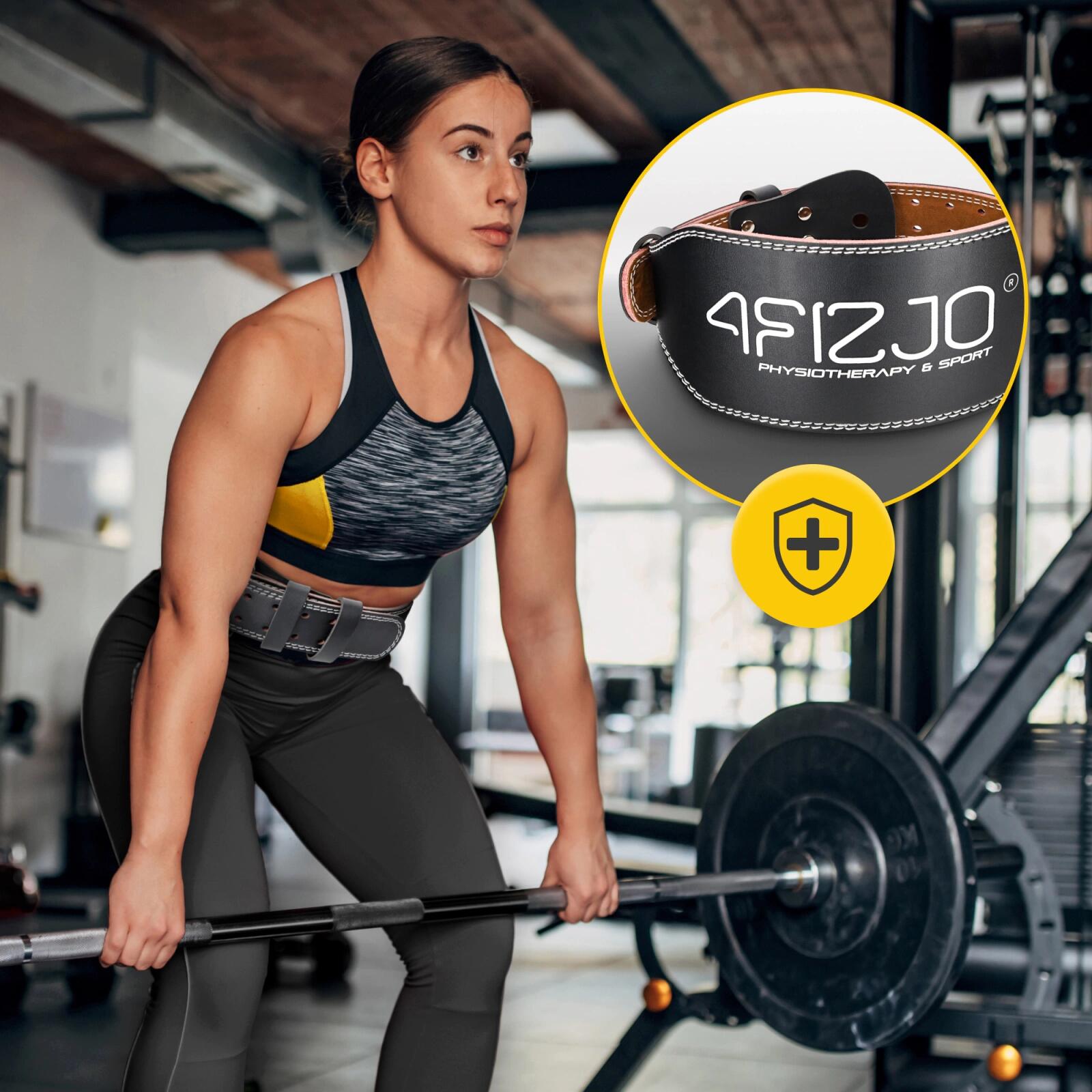BodybuildingGürtel zum Heben 4FIZJO - Trainingsgürtel für Gewichte 7/7