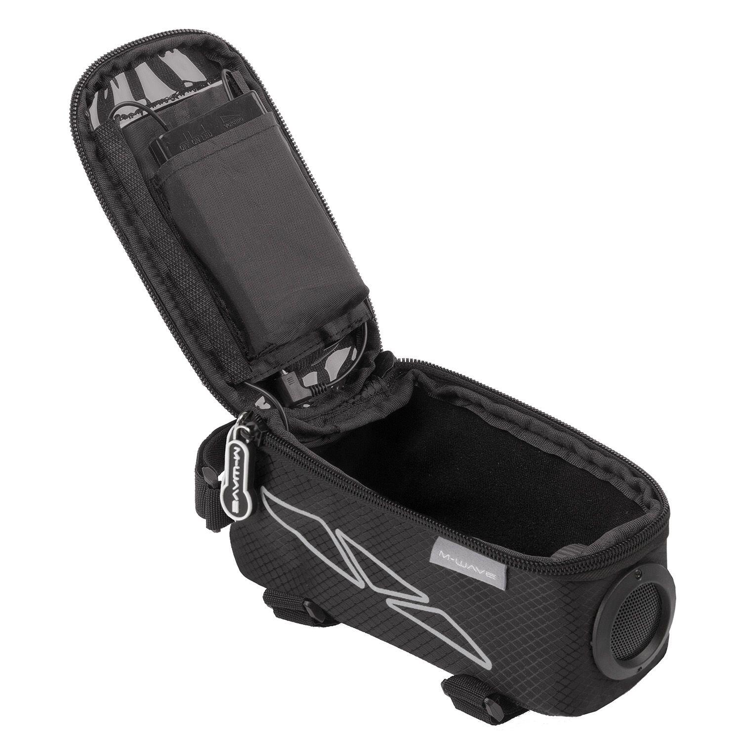 M-WAVE Rotterdam Top Sound Bolsa de tubo superior preta 3/5