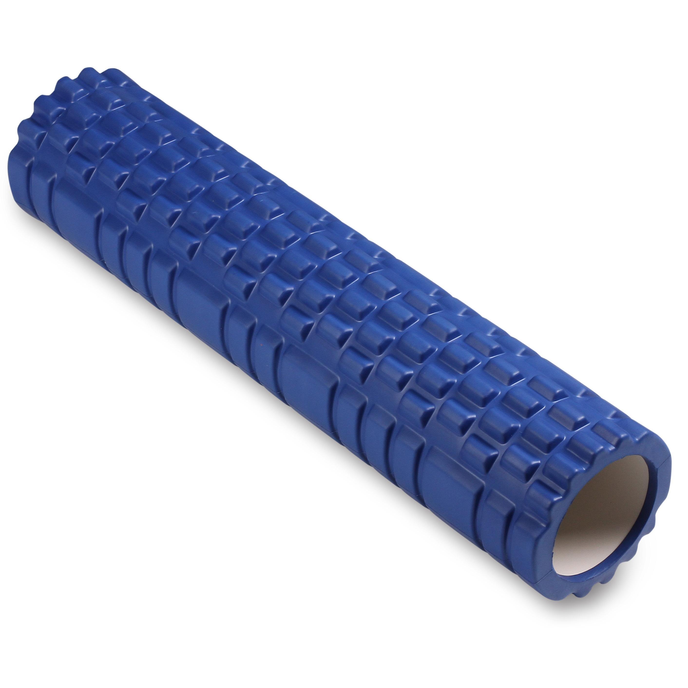 Rolo de Espuma Faom Roller Para Massagem, Yoga e Fitness INDIGO 61*14 См Azul 1/5