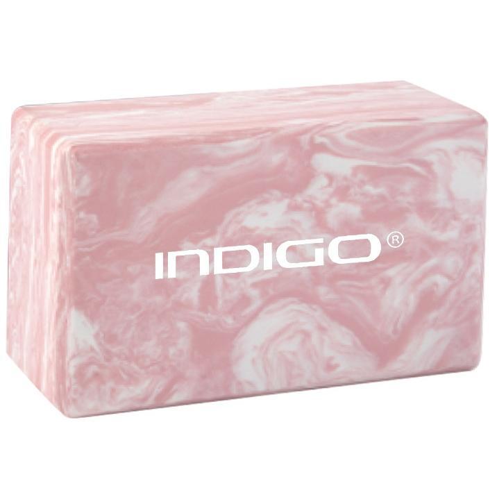 Bloco de yoga indigo 22,8*15,2*7,1 cm mármore rosa