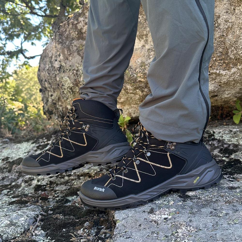 Botas de caminhada impermeáveis para homem Bestard Onda Preto 2/5