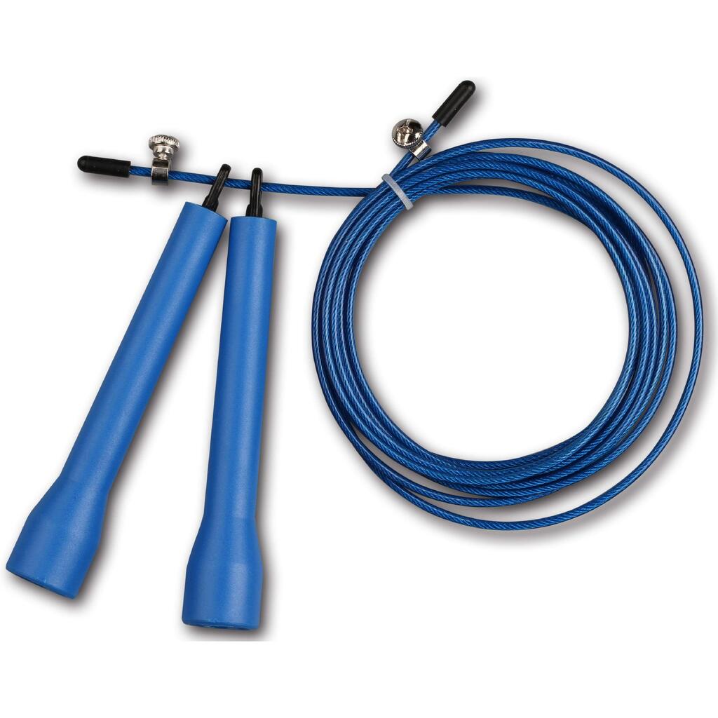 INDIGO Jump Rope Cross Training High-Speed Braided Steel 2.7 m