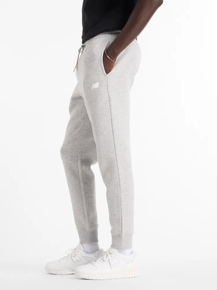 SPODNIE męskie NEW BALANCE MP43904AG dresowe dresy joggery szare XXL 3/5