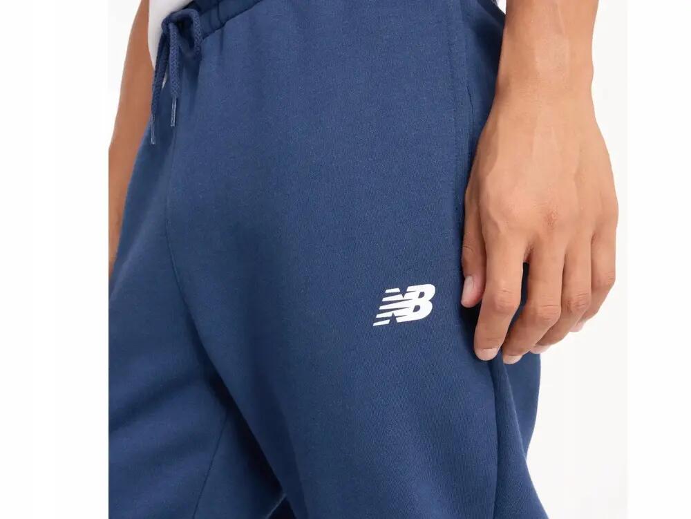 Spodnie dresowe męskie NEW BALANCE bawełna ciepłe 6/7