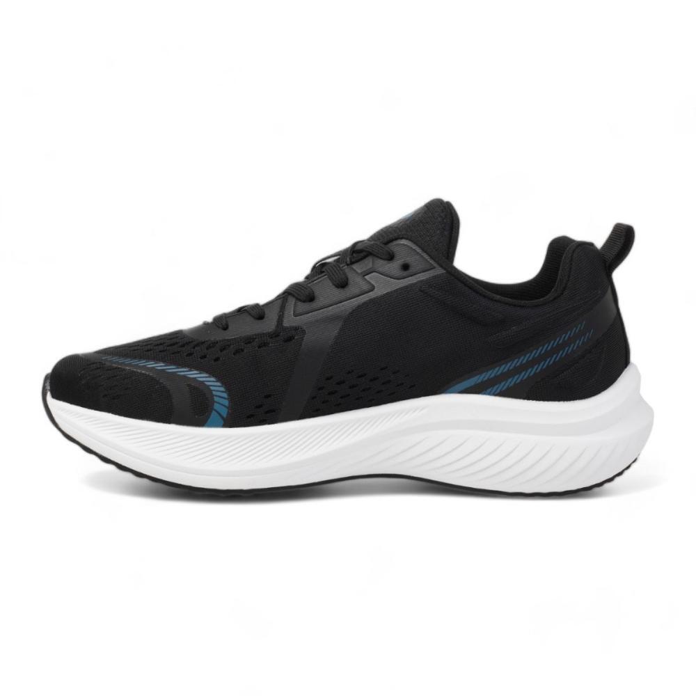JOHN SMITH RILAS 25V. Preto/petróleo. Sapatilhas de corrida para homem. 2/4