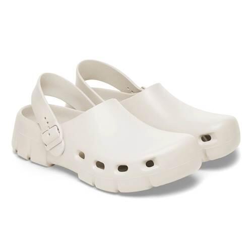 Papuci de tip crocs universali 1027706 pentru întregul an albi damă