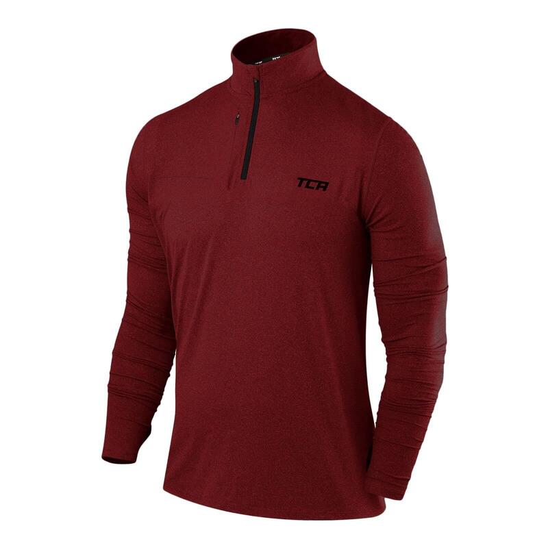 Haut à manches longues et demi-zip pour homme