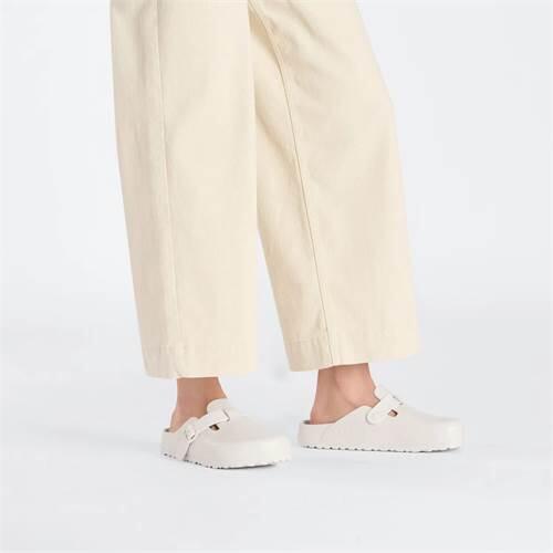 Klapki damskie Birkenstock Boston Eva Eggshell