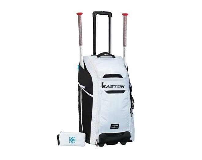 Easton JSCATWB Catchers Wheeled Bag Jen Schro Color White 1/7