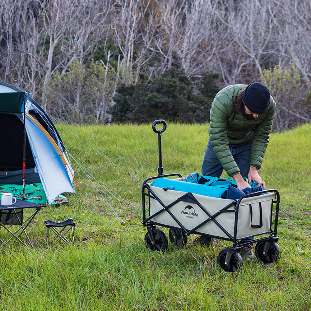Carro Plegable de Transporte Ligero Naturehike Verde 4/7