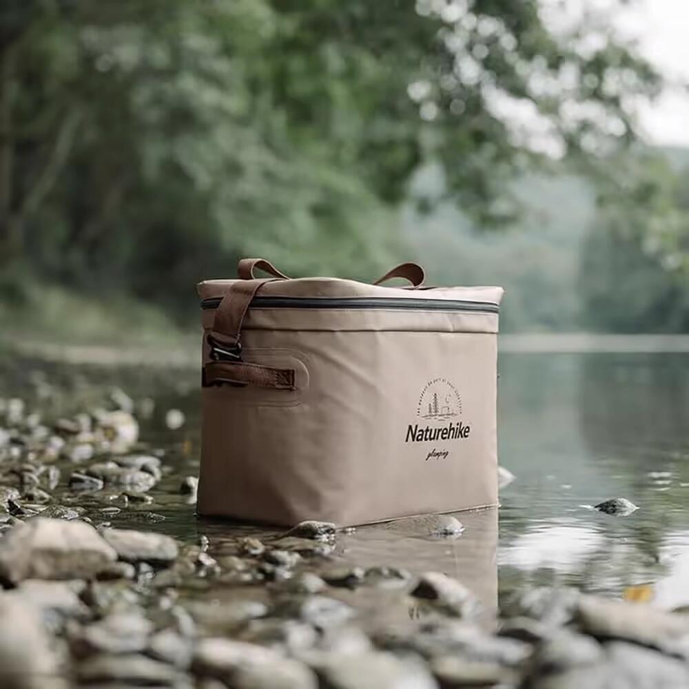 Nevera Portátil 20L para playa y camping Ultraligera Naturehike Marrón Claro 4/7