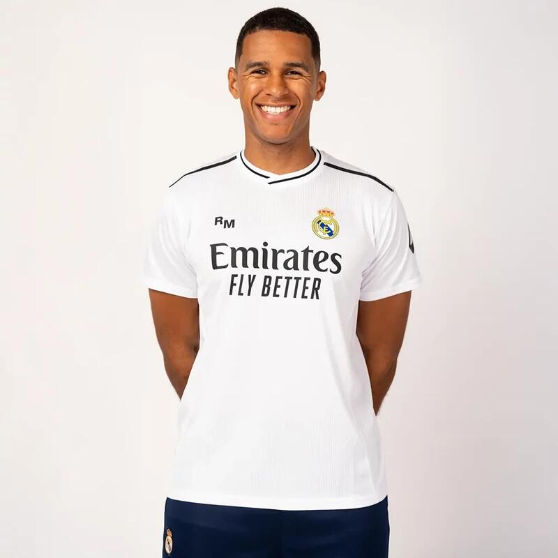 Real Madrid - Maillot De Football Domicile Real Madrid Adulte 24/25 - Maillot Manches Courtes - Blanc - S - Decathlon