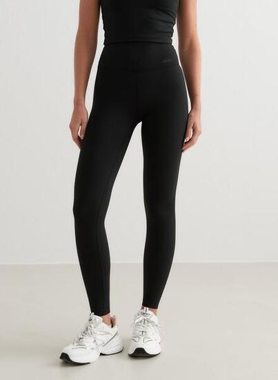 Femme Leggings Évacuation de l'humidité Résistant au Squat Noir