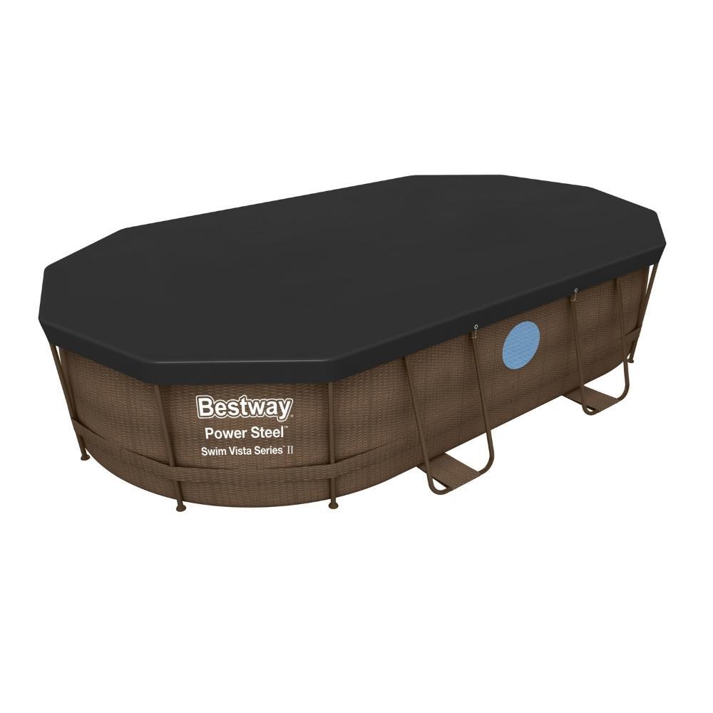 Cobertor Invierno para Piscina Desmontable Bestway 427x250 cm Ovalada 3/7